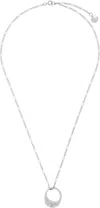 Marni Silver Ring Pendant Necklace In 00n29 Palladium