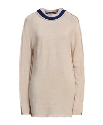 Marni Simple Knitted Sweater In Neutral