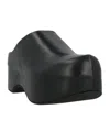 Marni Matte Finish Clog With Elevated Platform In Black