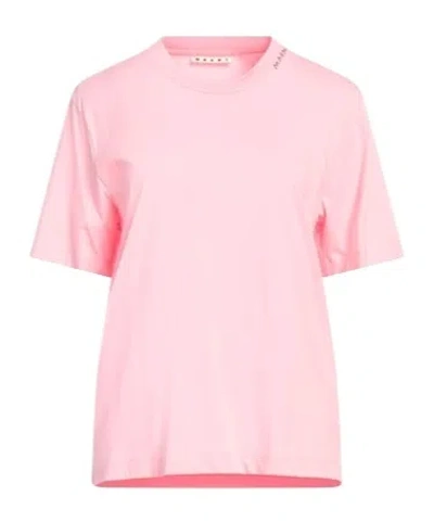 Marni Simple Short-sleeved T-shirt In Pink