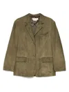 Marni Women Suede Single-breasted Blazer