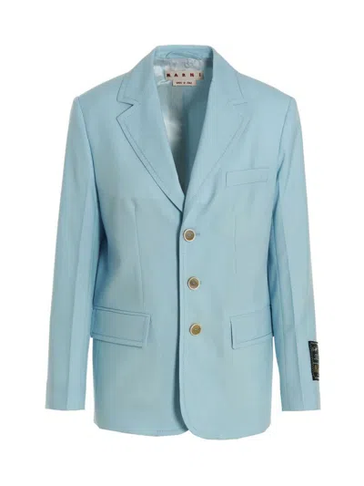 MARNI MARNI SINGLE-BREASTED BLAZER JACKET
