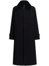 Marni Single-breasted Coat In Schwarz