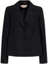 MARNI MARNI SINGLE-BREASTED FLARED JACKET CLOTHING