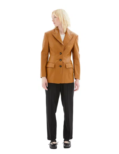 Marni Single-breasted Leather Jacket