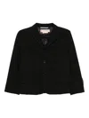 Marni Single Breasted Tailored Blazer In Black