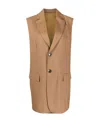 Marni Woman Suit Jacket Camel Size 6 Virgin Wool In Nude