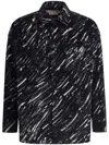 Marni Sketch-style Print Shirt In Black