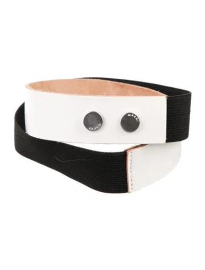 Pre-owned Marni Skinny Leather Belt Kit In Multi