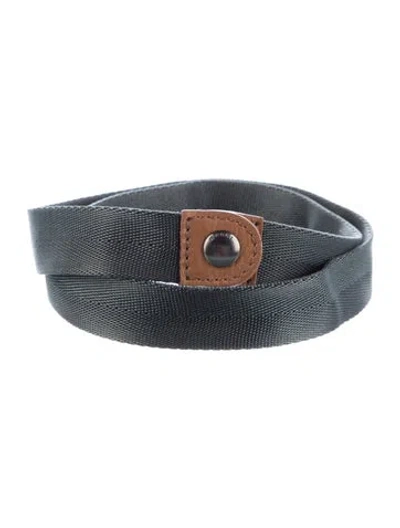 Pre-owned Marni Skinny Waist Belt In Green