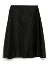 Marni Virgin-wool Midi Skirt In Black