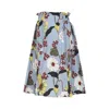 Marni Flared Midi Skirt In Blue