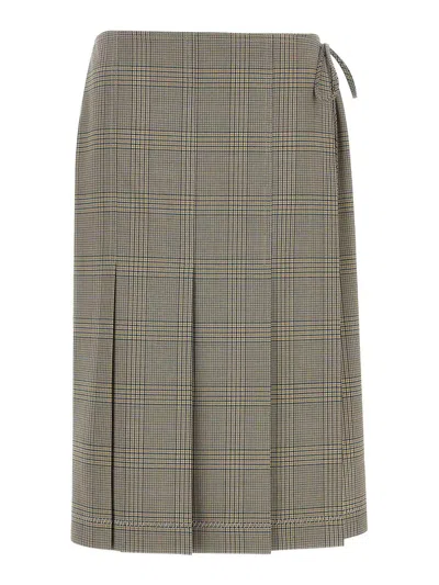MARNI FALDA SEMILARGA - GRIS