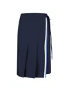 Marni Midi Wallet Skirt In Blue