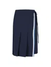 Marni Midi Wallet Skirt In Blue