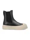 Marni Chelsea Boot Pablo In Black Leather In Black