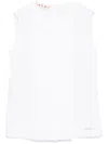 Marni Women Pleat-detail Sleeveless Blouse In White