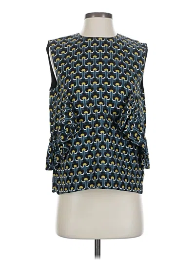 Pre-owned Marni Sleeveless Blouse In Blue