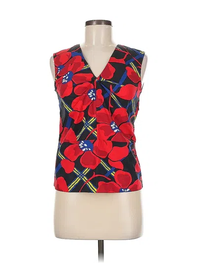 Pre-owned Marni Sleeveless Blouse In Red