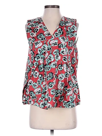 Pre-owned Marni Sleeveless Blouse In Red