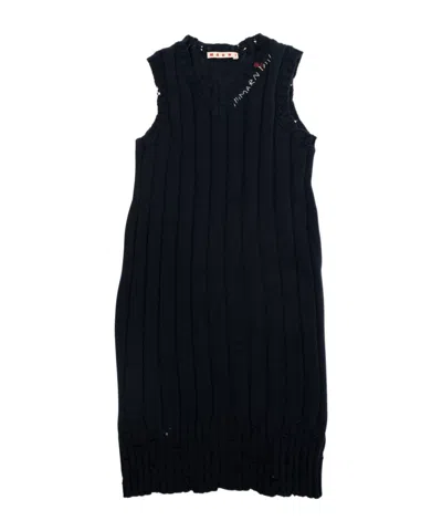 Marni Sleeveless Dress In Blu