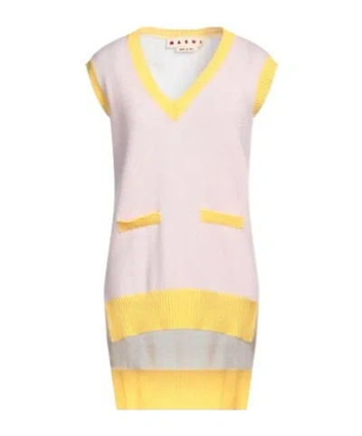 Marni Sleeveless Knitted Sweater In Multi