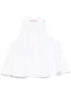 Marni Organic Cotton Tank Top In White