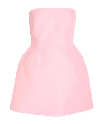 Marni Sleeveless Strapless Solid Color Dress In Multi