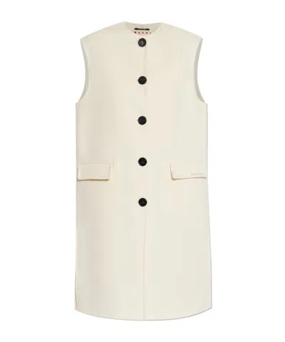 Marni Sleeveless Vest In White