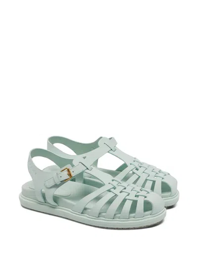 Pre-owned Marni Slingback Sandals In Blue