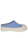Marni Slip-on Blue Sneakers With Textured Upper In Blue