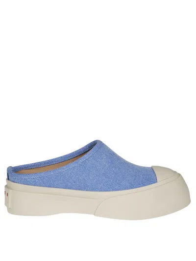 Marni Blue Pablo Sabot Slip-on Loafers In 00b21 Light Blue