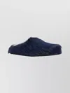 Marni Slip-on Round Toe Leather Slippers In Blue