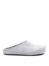 Marni Sabot Made Of Cowhide In Blue