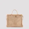 Marni Small Rectangular Basket Bag With Plush Faux Fur Fabric