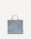 Marni Women Small Basket Tote Bag In Blue