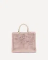 Marni Small Rectangular Tote Bag Handles In Pink