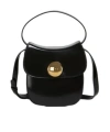 Marni Butterfly Calfskin Shoulder Bag In Black