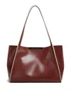 Marni Small Cresta E/w Leather Tote Bag