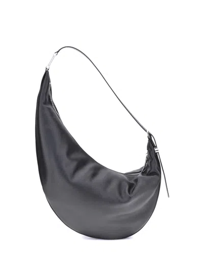 Marni Small Dot Hobo Shoulder Bag In Black