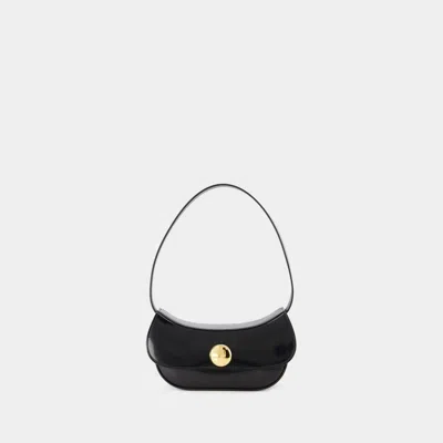 MARNI SMALL HOBO SHOULDER BAG - MARNI - LEATHER - BLACK
