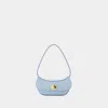 Marni Leather Shoulder Bag In Blue