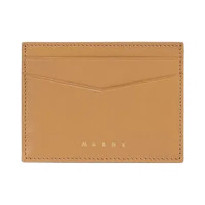 Pre-owned Marni Small Leather Good 'gold Sand' | Men's Size Onesize