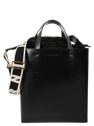Marni Small Museo Black Leather Bag