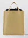 Marni Khaki Leather Small Museo Handbag