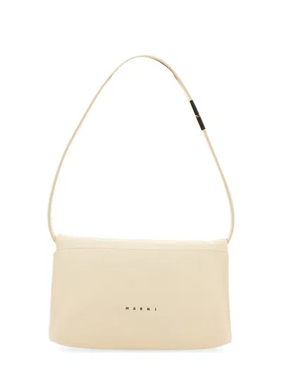Marni Small Prism Bag In Neutral