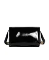 Marni Small Prisma Patent Shoulder Bag In Black