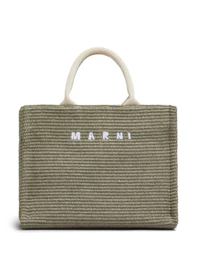 MARNI MARNI SMALL RAFFIA TOTE BAG
