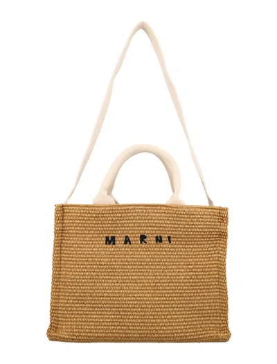 MARNI MARNI SMALL RAFFIA TOTE BAG