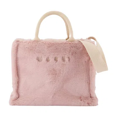 Marni Small Shopper Bag In Pink